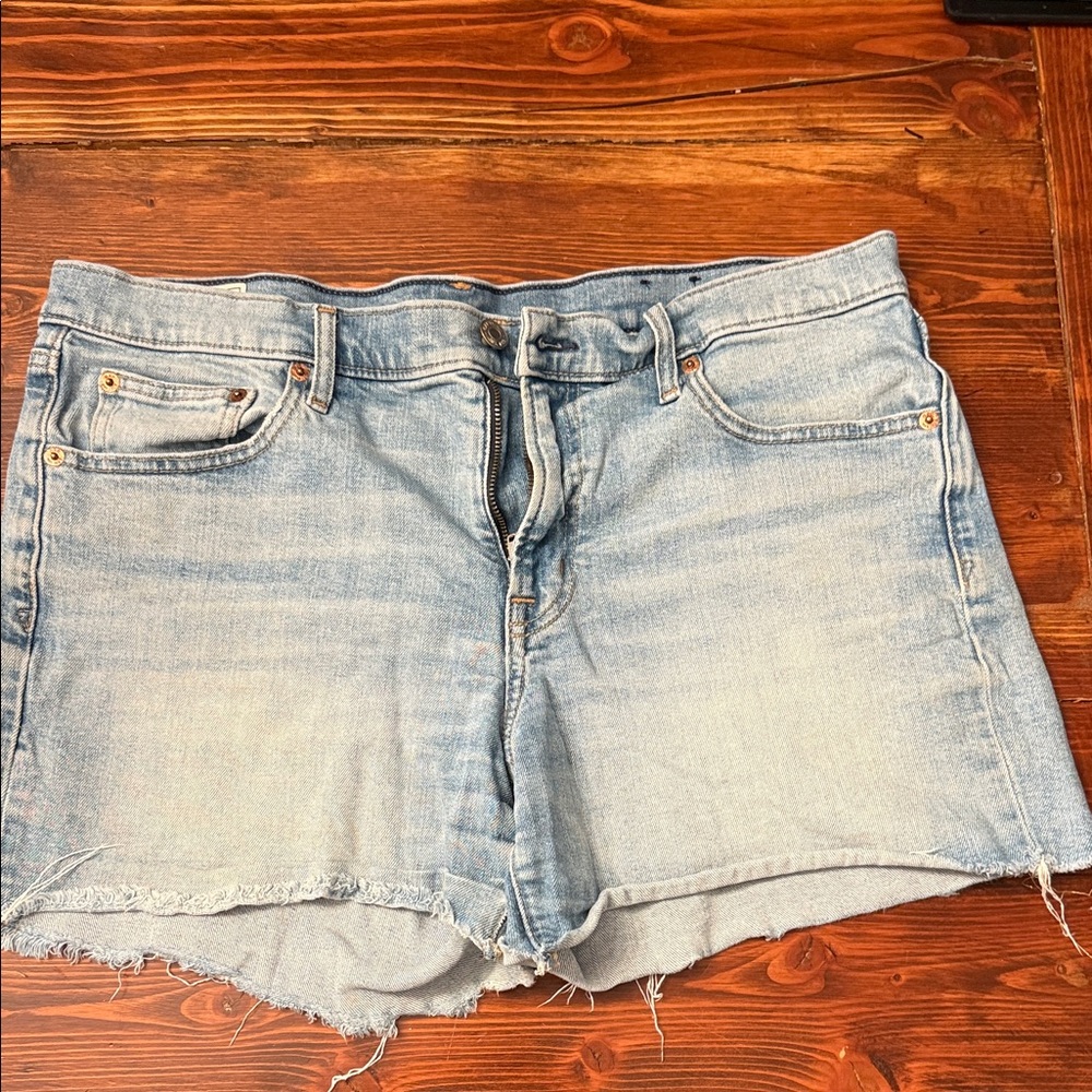 GAP Light Blue Denim Cutoff Shorts